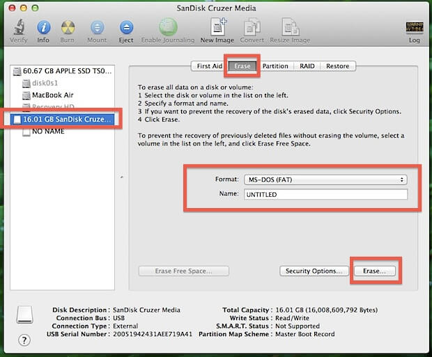 How to Reformat Toshiba Hard Drive for Mac